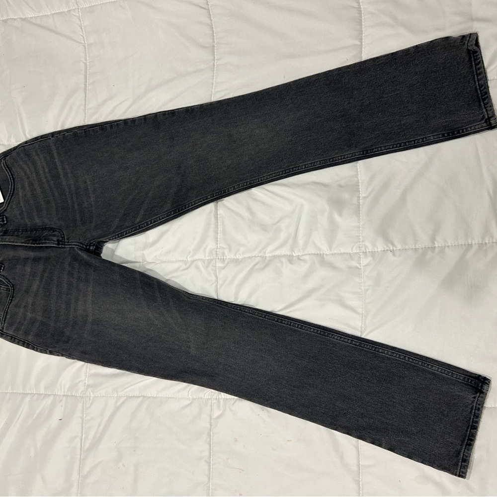 Abercrombie & Fitch Black Straight Leg Jeans